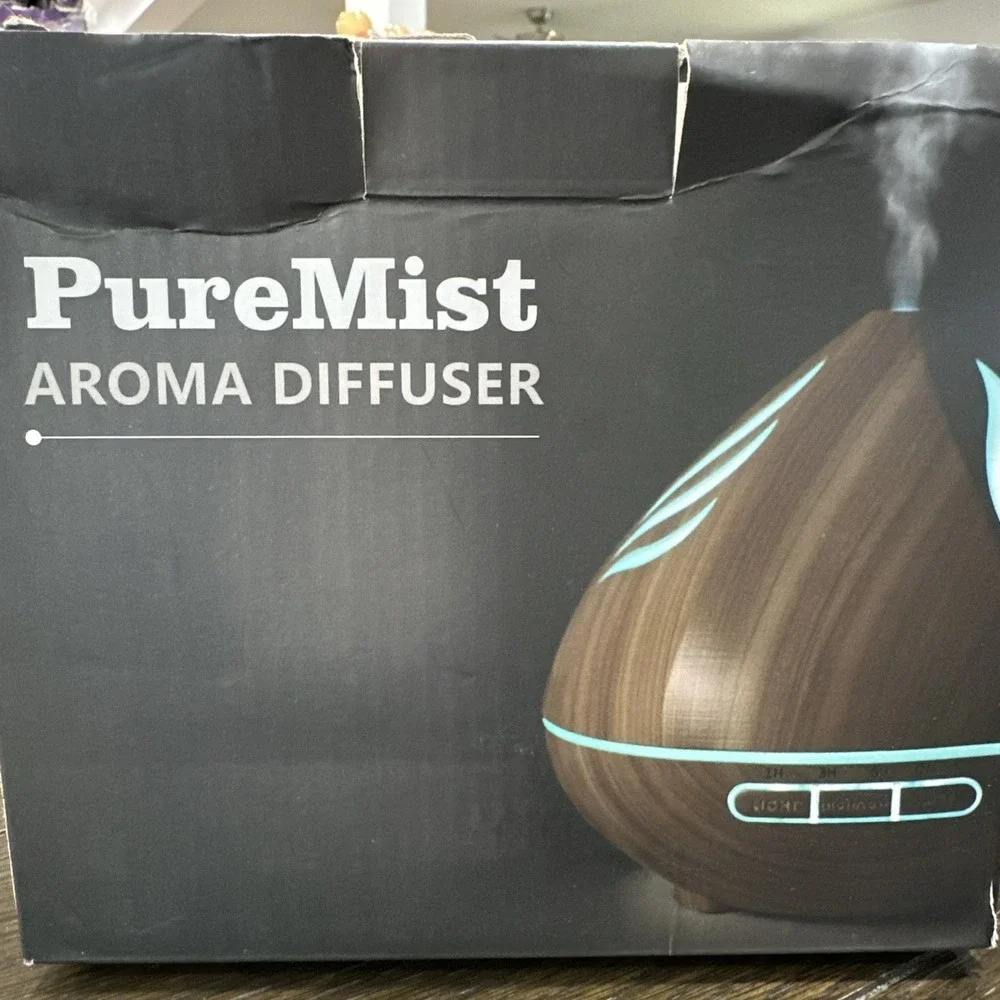 Pure Mist  Aroma Essential Oil Diffuser Remote XXPA-003 Light, Mist Home Air NEW